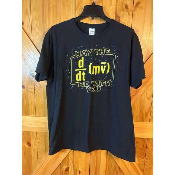 May the 4th (Fourth) Math Equation Be With You T-Shirt STAR WARS Force Mens XL ( - Picture 1 of 4